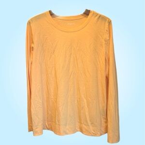 LAFAYETTE 148 Apricot Long Sleeved Shirt Size L NWT